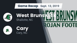 Recap: West Brunswick  vs. Cary  2019