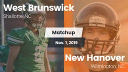 Matchup: West Brunswick vs. New Hanover  2019