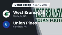 Recap: West Brunswick  vs. Union Pines  2019