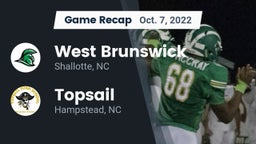 Recap: West Brunswick  vs. Topsail  2022