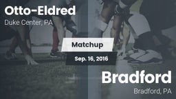 Matchup: Otto-Eldred vs. Bradford  2016