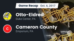 Recap: Otto-Eldred  vs. Cameron County  2017