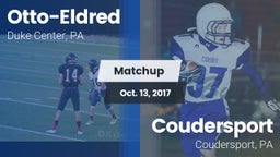 Matchup: Otto-Eldred vs. Coudersport  2017