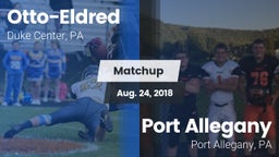 Matchup: Otto-Eldred vs. Port Allegany  2018