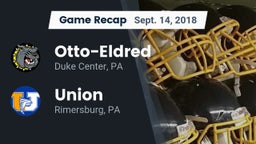Recap: Otto-Eldred  vs. Union  2018