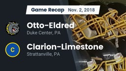 Recap: Otto-Eldred  vs. Clarion-Limestone  2018