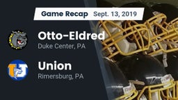 Recap: Otto-Eldred  vs. Union  2019