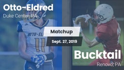 Matchup: Otto-Eldred vs. Bucktail  2019