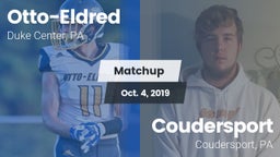 Matchup: Otto-Eldred vs. Coudersport  2019