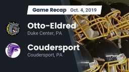 Recap: Otto-Eldred  vs. Coudersport  2019