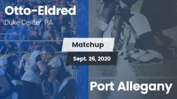 Matchup: Otto-Eldred vs. Port Allegany 2020