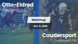 Matchup: Otto-Eldred vs. Coudersport  2020