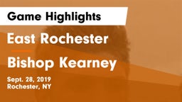 East Rochester vs Bishop Kearney Game Highlights - Sept. 28, 2019