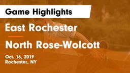 East Rochester vs North Rose-Wolcott Game Highlights - Oct. 16, 2019