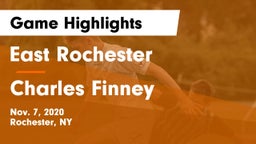 East Rochester vs Charles Finney  Game Highlights - Nov. 7, 2020