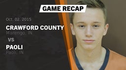 Recap: Crawford County  vs. Paoli  2015