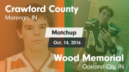 Matchup: Crawford County vs. Wood Memorial  2016