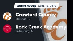 Recap: Crawford County  vs. Rock Creek Academy  2019