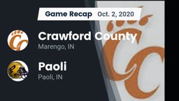Recap: Crawford County  vs. Paoli  2020