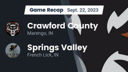 Recap: Crawford County  vs. Springs Valley  2023