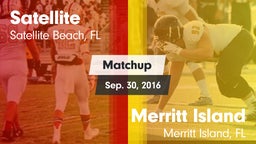 Matchup: Satellite vs. Merritt Island  2016