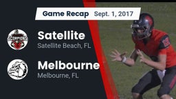Recap: Satellite  vs. Melbourne  2017