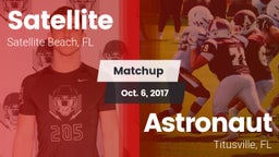 Matchup: Satellite vs. Astronaut  2017