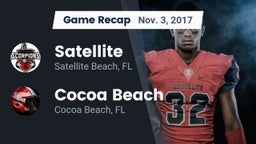 Recap: Satellite  vs. Cocoa Beach  2017