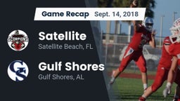 Recap: Satellite  vs. Gulf Shores  2018