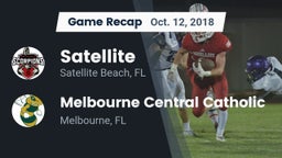 Recap: Satellite  vs. Melbourne Central Catholic  2018