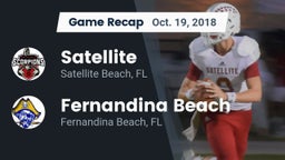 Recap: Satellite  vs. Fernandina Beach  2018