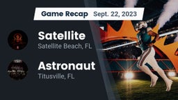 Recap: Satellite  vs. Astronaut  2023