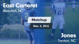 Matchup: East Carteret vs. Jones  2016