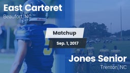 Matchup: East Carteret vs. Jones Senior  2017