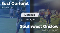 Matchup: East Carteret vs. Southwest Onslow  2017