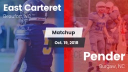 Matchup: East Carteret vs. Pender  2018