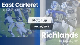 Matchup: East Carteret vs. Richlands  2018