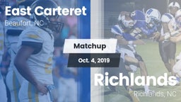 Matchup: East Carteret vs. Richlands  2019
