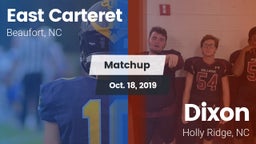 Matchup: East Carteret vs. Dixon  2019