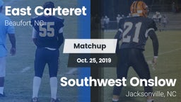 Matchup: East Carteret vs. Southwest Onslow  2019