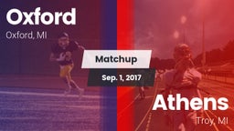 Matchup: Oxford vs. Athens  2017