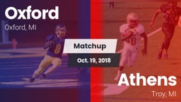 Matchup: Oxford vs. Athens  2018