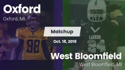 Matchup: Oxford vs. West Bloomfield  2019