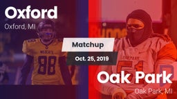 Matchup: Oxford vs. Oak Park  2019