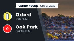 Recap: Oxford  vs. Oak Park  2020
