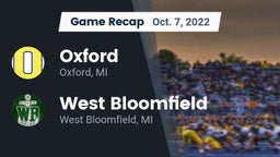 Recap: Oxford  vs. West Bloomfield  2022