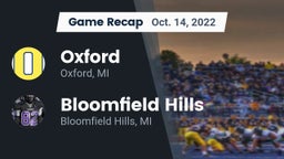 Recap: Oxford  vs. Bloomfield Hills  2022