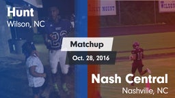 Matchup: Hunt vs. Nash Central  2016