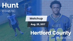 Matchup: Hunt vs. Hertford County  2017