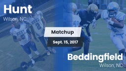 Matchup: Hunt vs. Beddingfield  2017